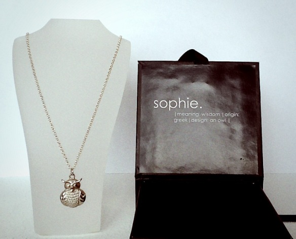 Nayme's Sophie Owl Necklace - The Black Box Boutique