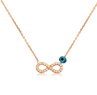 Moda's Mini Gold Infinity Necklace - The Black Box Boutique