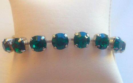 Emerald Bracelet - The Black Box Boutique